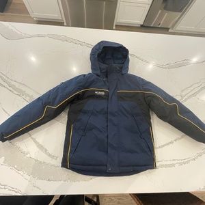 Columbia insulated down and feather puffer winter coat